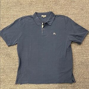 Men's Blue BURBERRY Polo Shirt